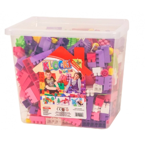 Zestaw klocków konstrukcyjnych 500el.